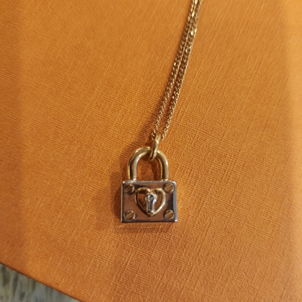 Coach Lock & Key  necklace, earrings & rings - Picture 7 of 7